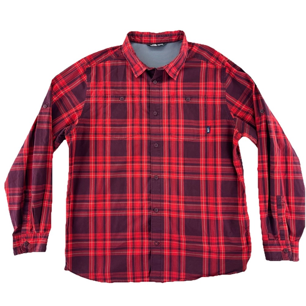 The North Face Long Sleeve Vented Button Up Shirt Mens XL‎